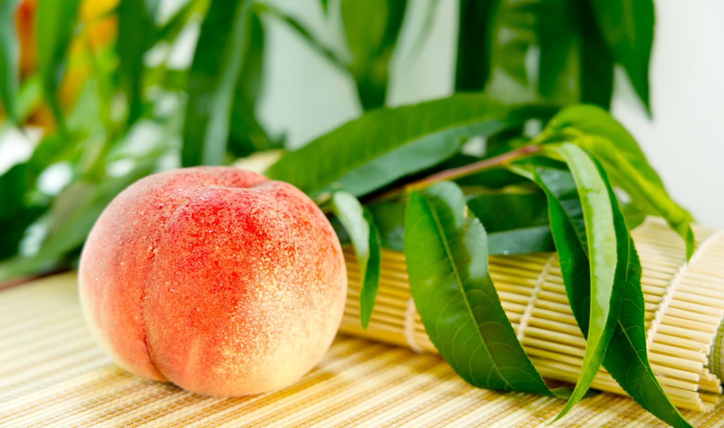 みずみずしい桃